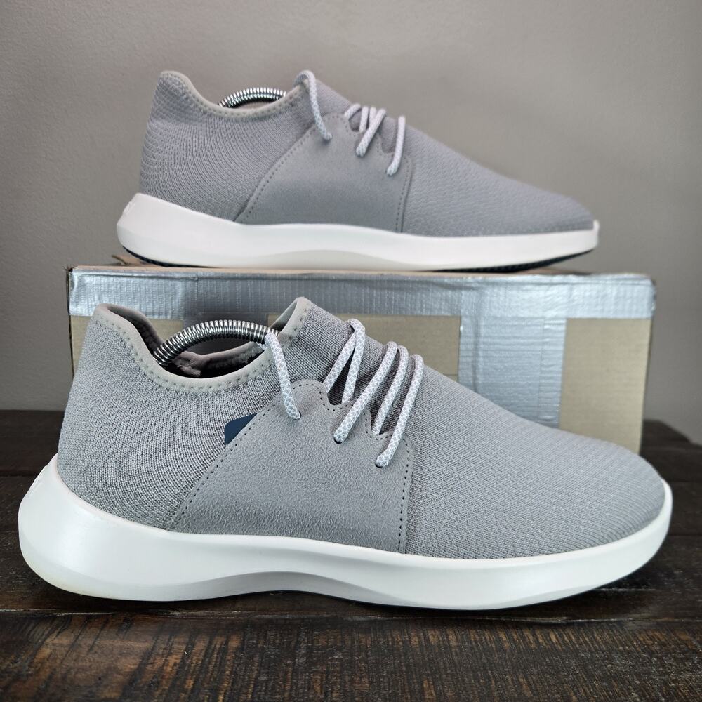 Vessi Everyday Classic Mens Size 11 Waterproof Shoes Sneakers Mist Grey White